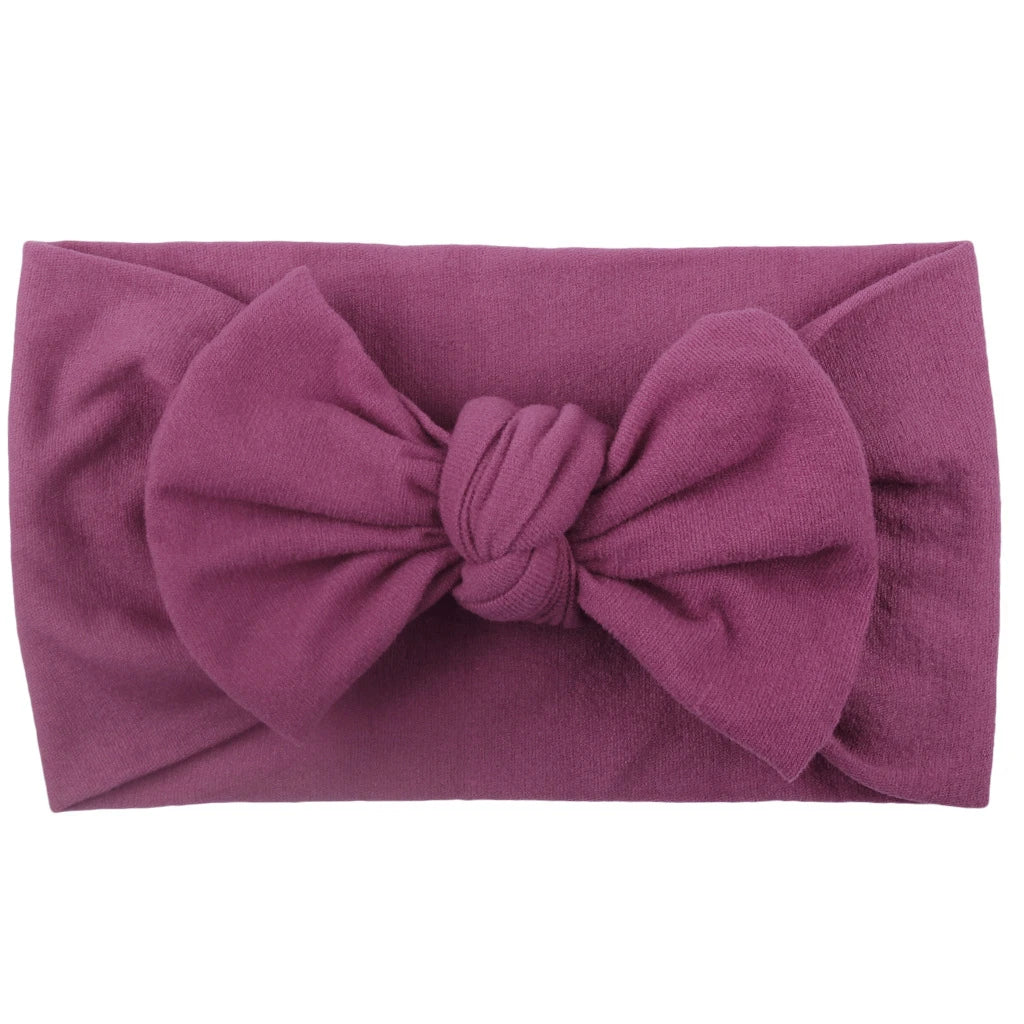 Baby Girl Headband Infant Hair Accessories Bows Newborn Headwear Rabbit Ear Elastic Gift Toddler Bandage Ribbon Soft Bowknot