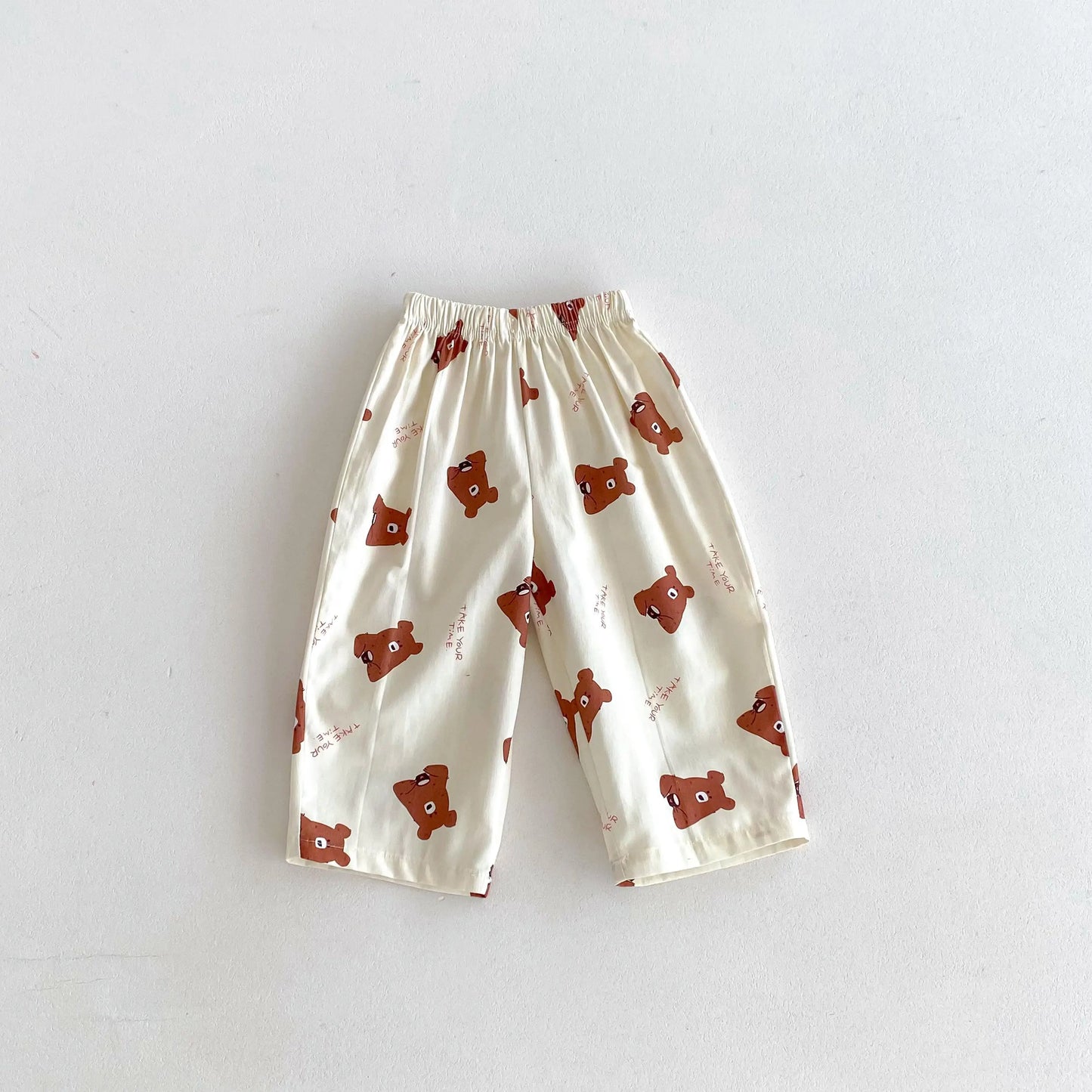 2024 New Children Trousers Plaid Printed Cartoon Fashion Baby Girls Boys Loose Casual Harem Pants Kids Pants Summer Clothes - TiniLoom