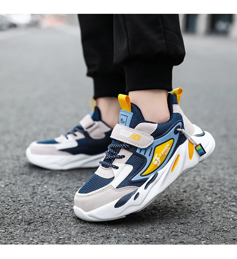 Kid Sneakers Walking Mesh Breathable Casual Shoes Sport Shoes For Boys Girl Lightweight Running Shoes - TiniLoom