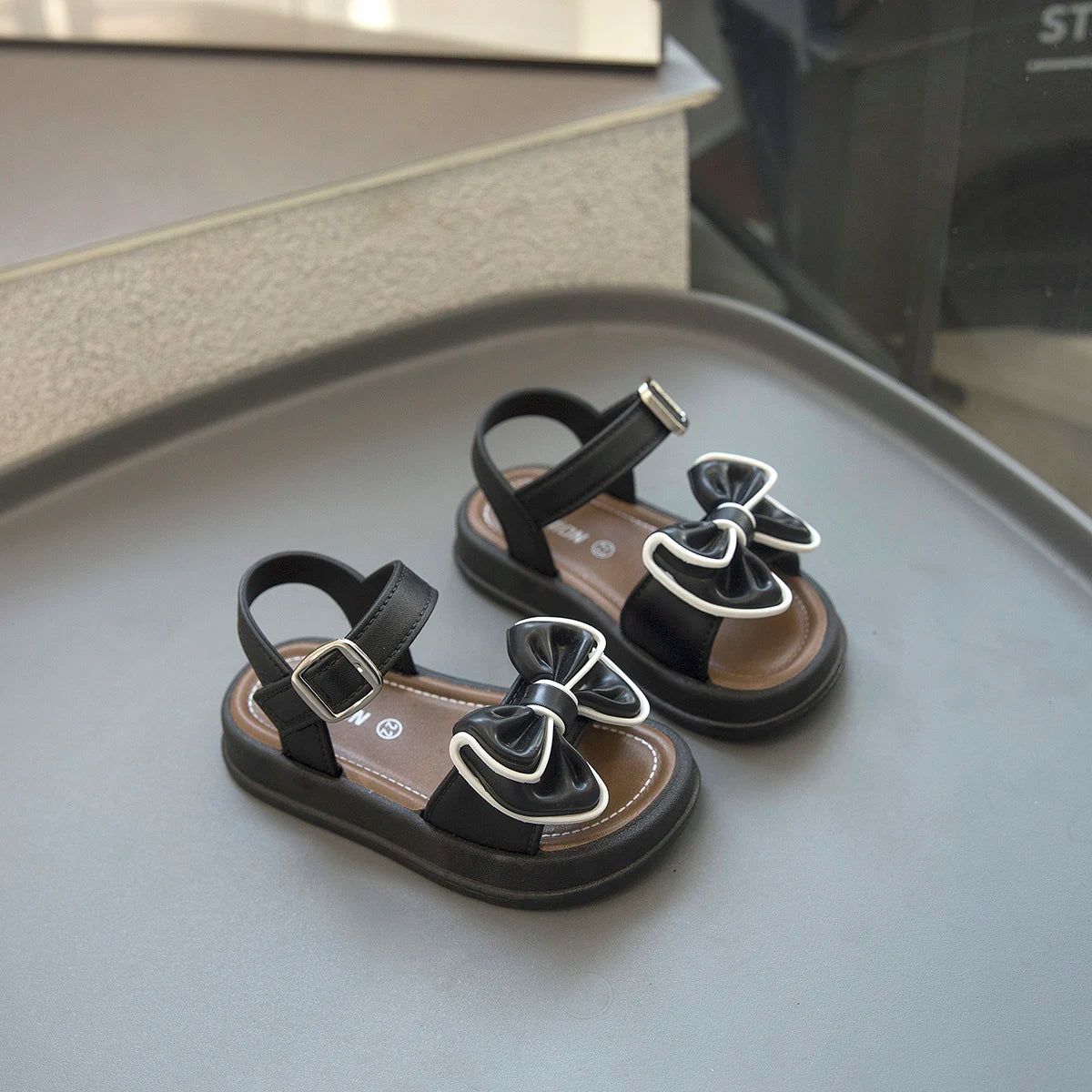 Girls Princess Summer Sandals Children Summer Beach Shoes Open Toe Shoes Fashion Bowknot Casual girls sandals summer shoes - TiniLoom