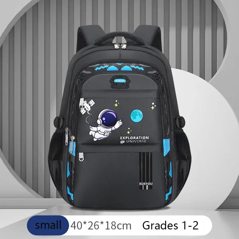 Kid Backpack 2-16Year Children School Bags for Boys Astronaut School Backpack Waterproof Primary Boy Book Bag Mochila Infantil - TiniLoom