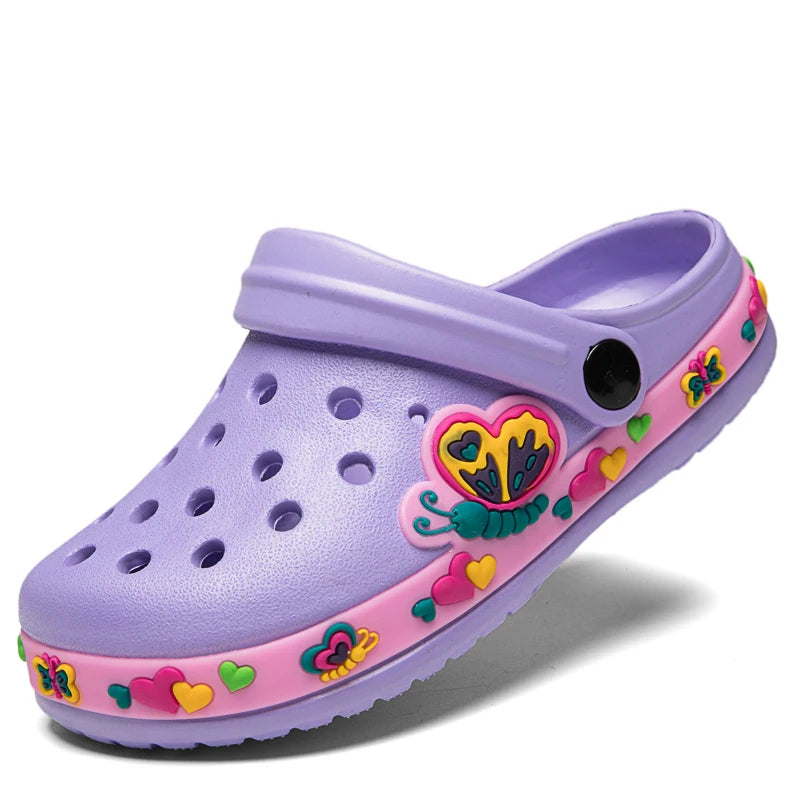 Cute New Animal Baby Boys Slippers Summer Kids Cartoon Sandals Toddler Beach Shoes Girls Cute Slides Children Slippers - TiniLoom