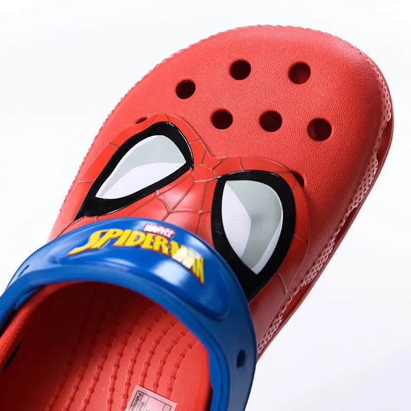 Cartoon Sandals Slippers Red Boys Girls Beach Casual Shoes Breathable Jelly Garden Hollow-out EVA Beach Shoes Size 25-35 - TiniLoom