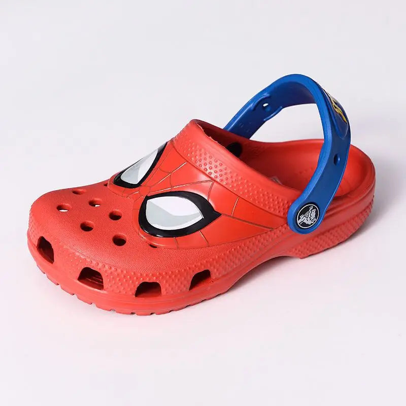 Cartoon Sandals Slippers Red Boys Girls Beach Casual Shoes Breathable Jelly Garden Hollow-out EVA Beach Shoes Size 25-35 - TiniLoom