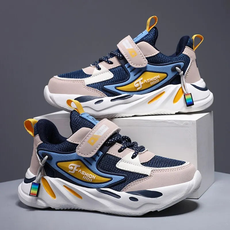 Kid Sneakers Walking Mesh Breathable Casual Shoes Sport Shoes For Boys Girl Lightweight Running Shoes - TiniLoom