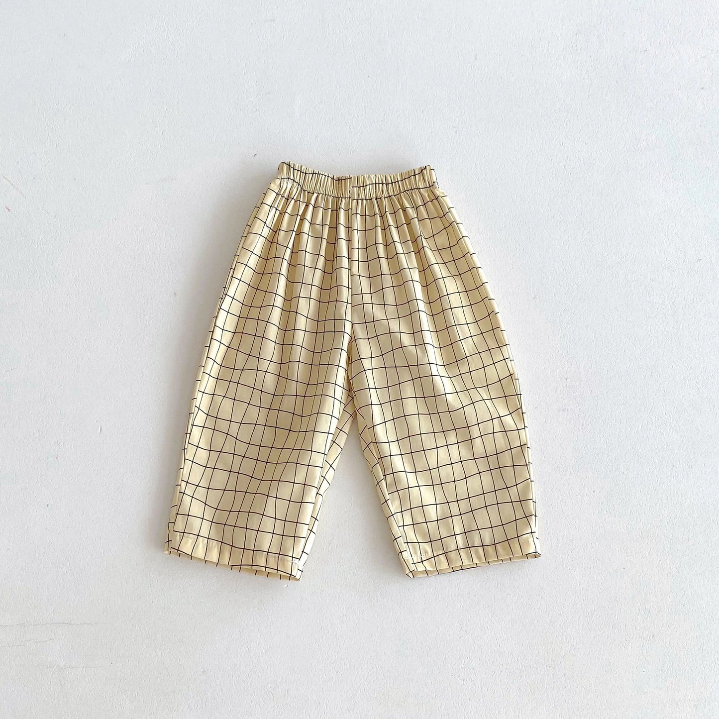 2024 New Children Trousers Plaid Printed Cartoon Fashion Baby Girls Boys Loose Casual Harem Pants Kids Pants Summer Clothes - TiniLoom