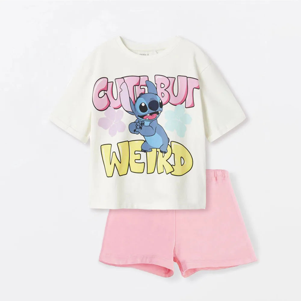 2PCS Summer Minnie Baby Girls Clothes Sets Infant Top T-shirts + Shorts Toddler Kids Outfits For 1-6T Baby Sets - TiniLoom
