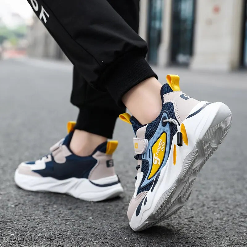 Kid Sneakers Walking Mesh Breathable Casual Shoes Sport Shoes For Boys Girl Lightweight Running Shoes - TiniLoom