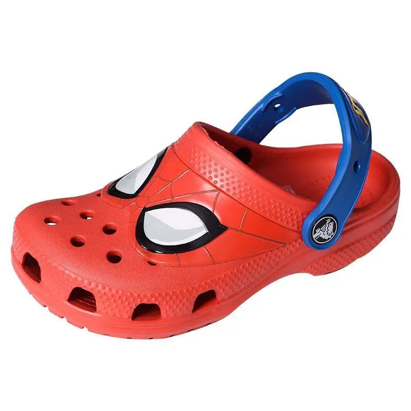 Cartoon Sandals Slippers Red Boys Girls Beach Casual Shoes Breathable Jelly Garden Hollow-out EVA Beach Shoes Size 25-35 - TiniLoom