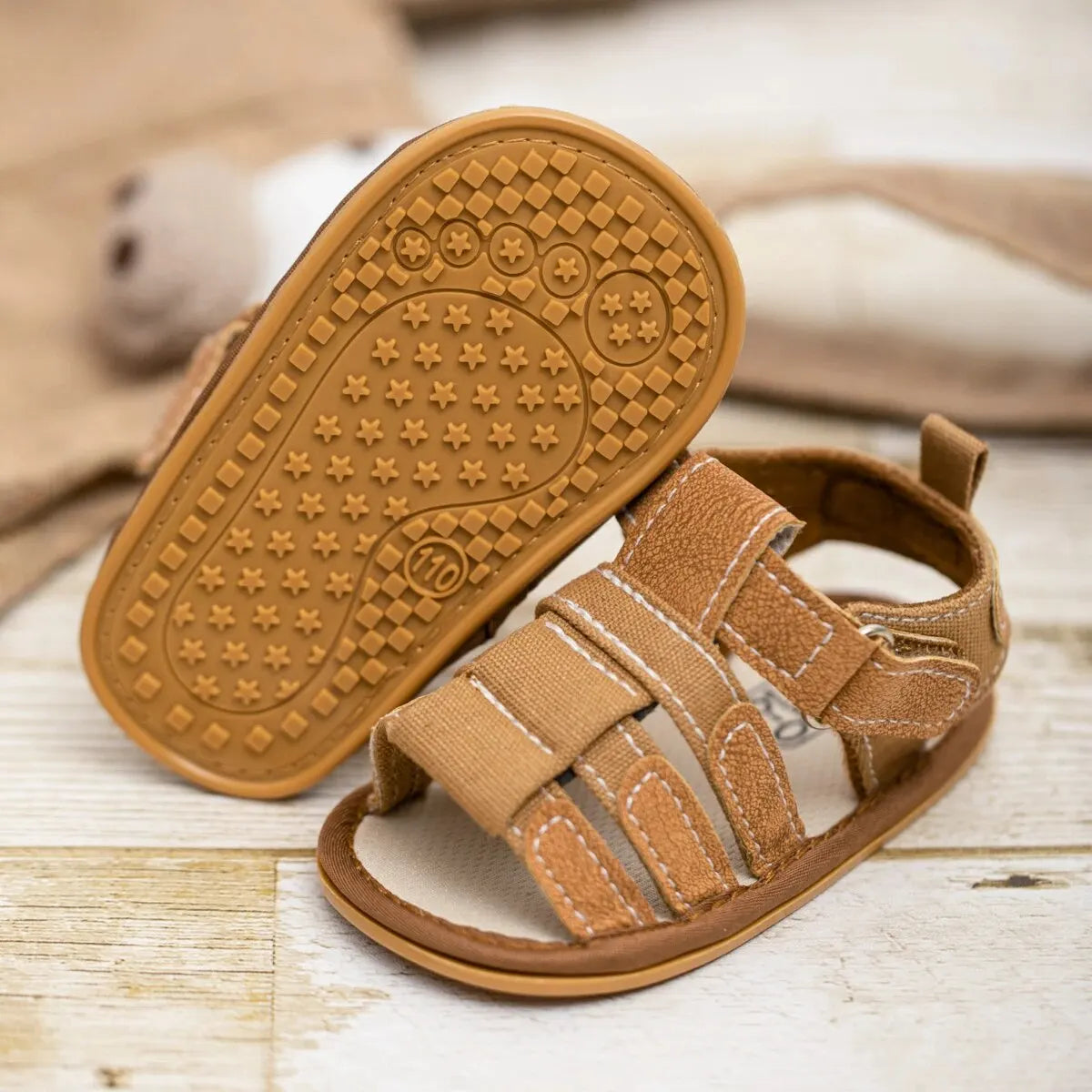 Meckior Summer Baby Shoes Baby Boy Girl Sandal Non-slip Rubber Sole Infant First Walkers Toddler Casual Baby Boy Garden Sandals - TiniLoom