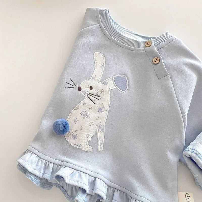 MILANCEL New Spring Kids Jeans 0-5T Baby Cute Three Dimensional Love Trousers Children Girls Thin Style Denim Blue Pants - TiniLoom