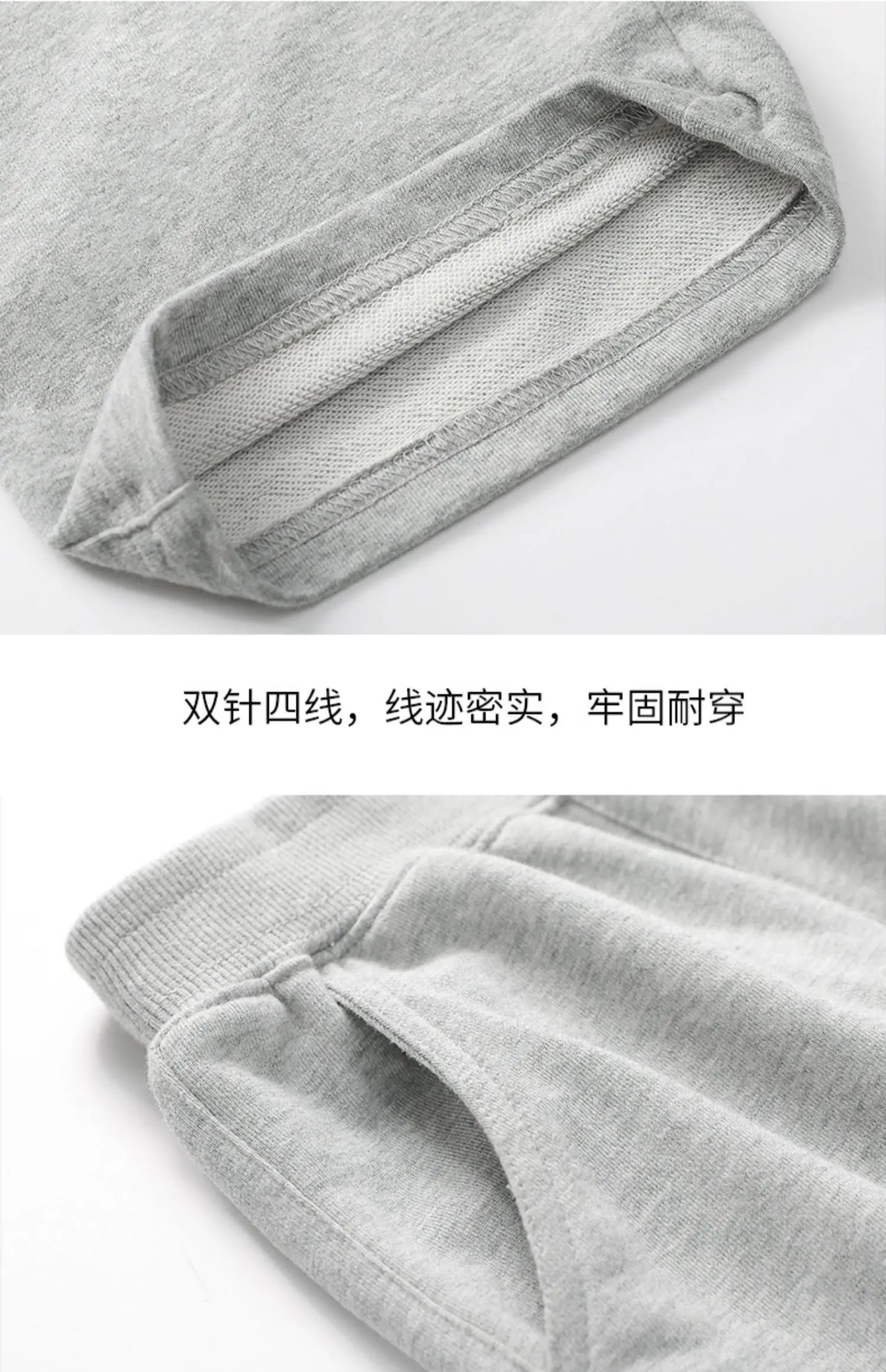 Kids Summer Cartoon Shorts 3-14Years Children Cotton Elastic Waist Knee Length Pants Gray School Student Boys Short Sweatpants - TiniLoom