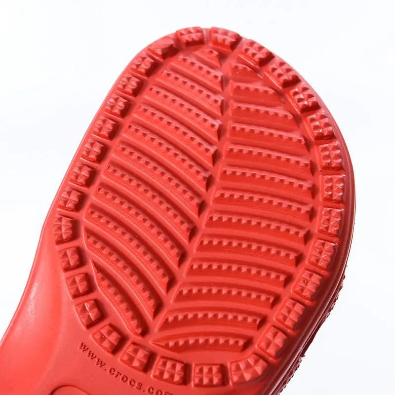 Cartoon Sandals Slippers Red Boys Girls Beach Casual Shoes Breathable Jelly Garden Hollow-out EVA Beach Shoes Size 25-35 - TiniLoom