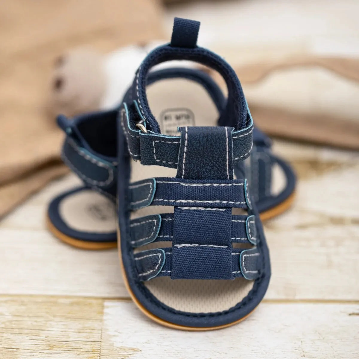 Meckior Summer Baby Shoes Baby Boy Girl Sandal Non-slip Rubber Sole Infant First Walkers Toddler Casual Baby Boy Garden Sandals - TiniLoom
