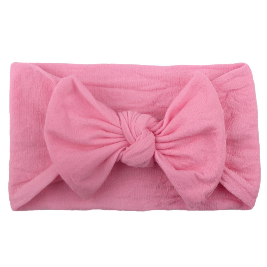 Baby Girl Headband Infant Hair Accessories Bows Newborn Headwear Rabbit Ear Elastic Gift Toddler Bandage Ribbon Soft Bowknot