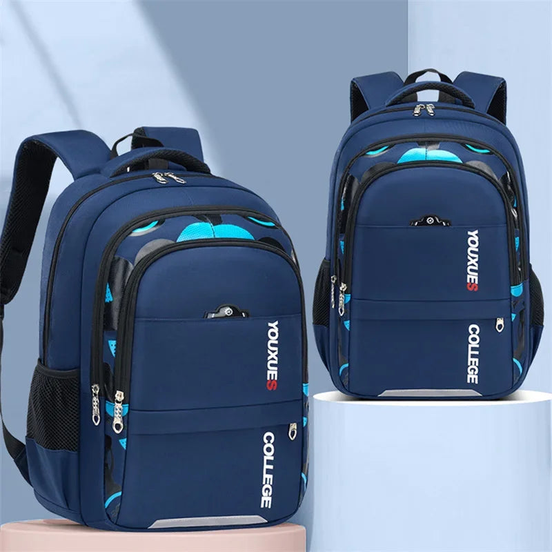 New Children School Bags Kids Backpack In Primary Schoolbag For Teenager Boys Waterproof Backpacks Book Bag - TiniLoom
