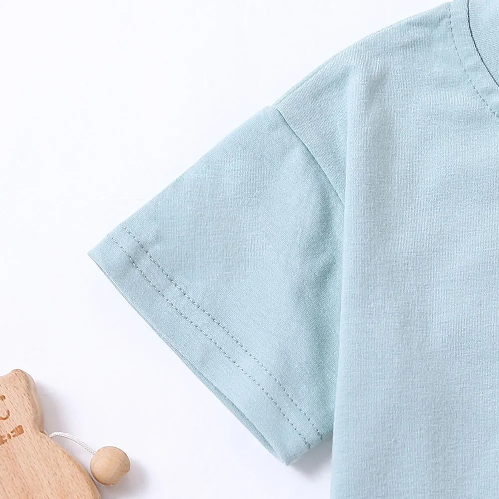 Summer 2pcs Kids Clothes Sets Children Sports Style Tracksuits T-shirts and Shorts Boy and Girl Outfits Suits - TiniLoom