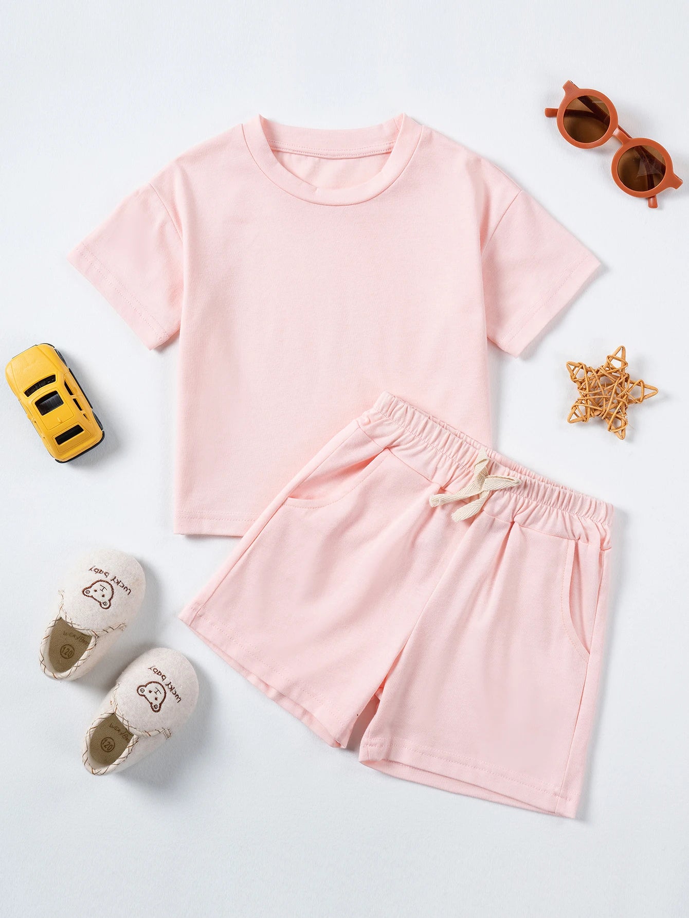 Summer 2pcs Kids Clothes Sets Children Sports Style Tracksuits T-shirts and Shorts Boy and Girl Outfits Suits - TiniLoom