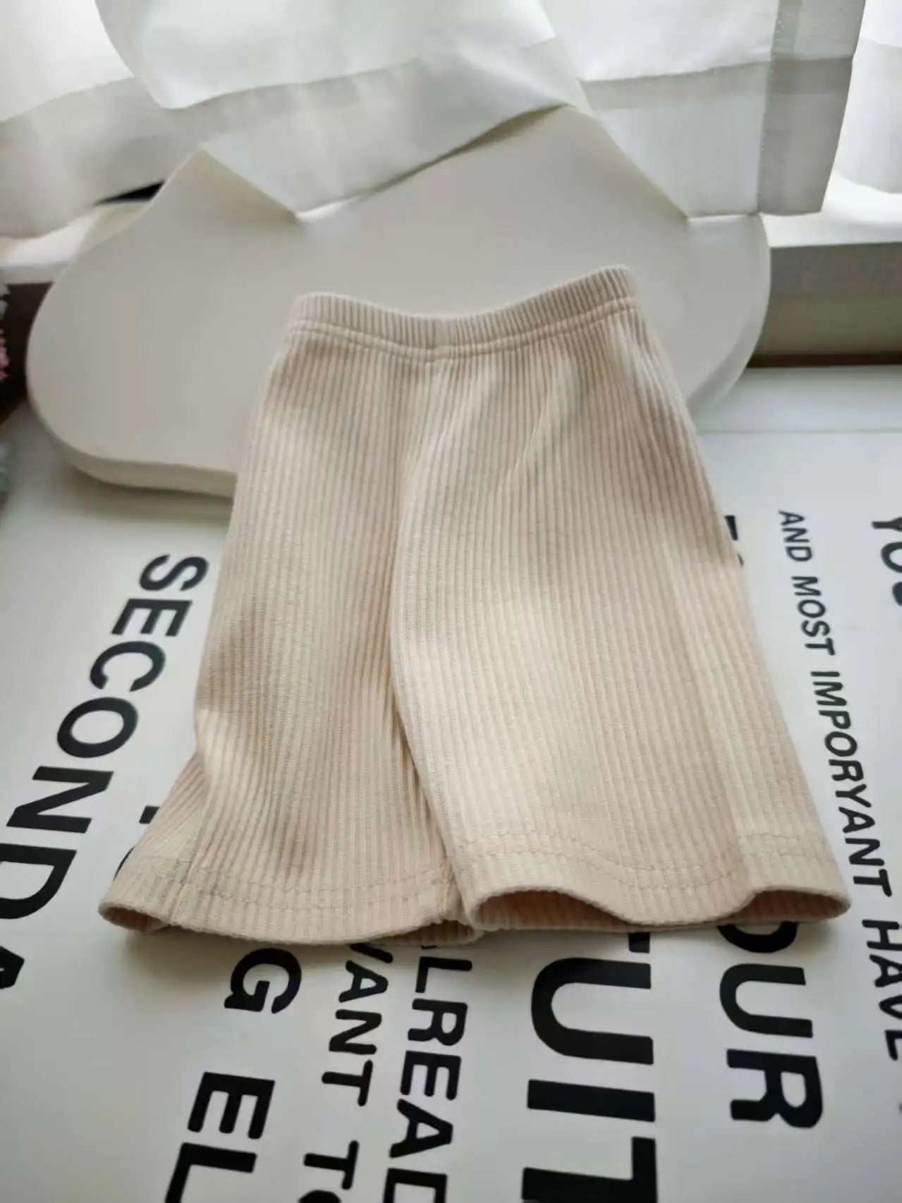 2025 Summer Baby Trousers Pants Ribbed Elastic Striped Pants Children's Casual Infant Clothing Kids Toddler Boys Girl Clothes