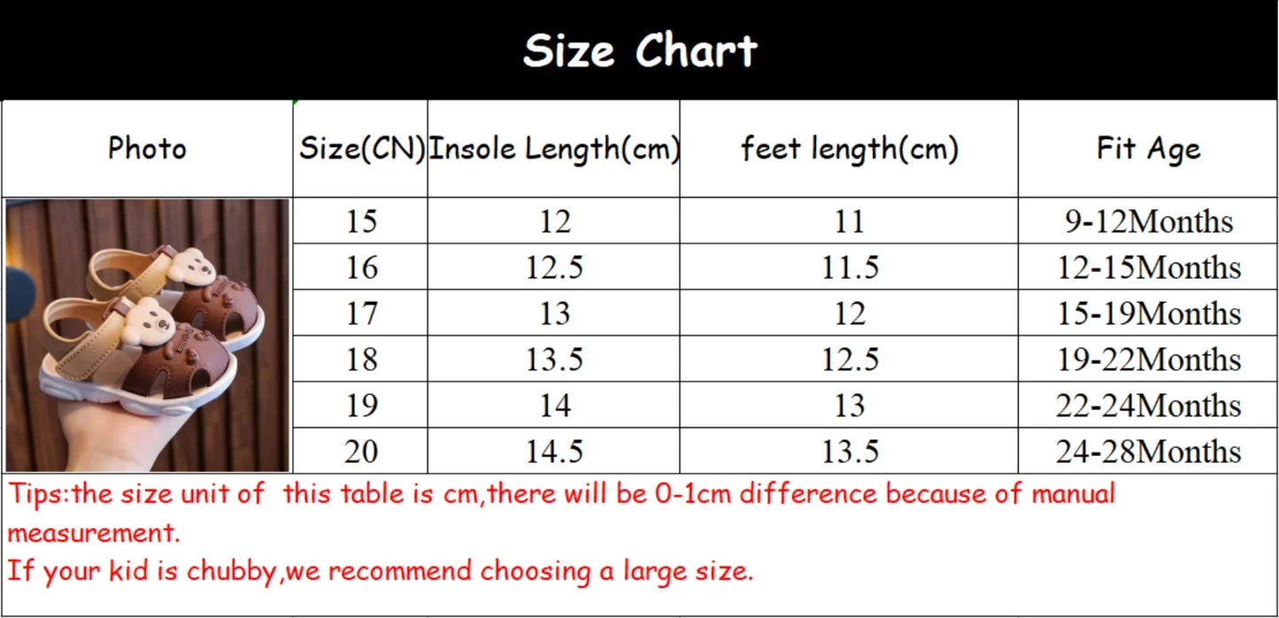2024 Summer Baby Boys Girls Sandals Children Beach Sandals Cartoon Infant Toddler Shoes Comfortable Soft Sole Kids Student Shoes