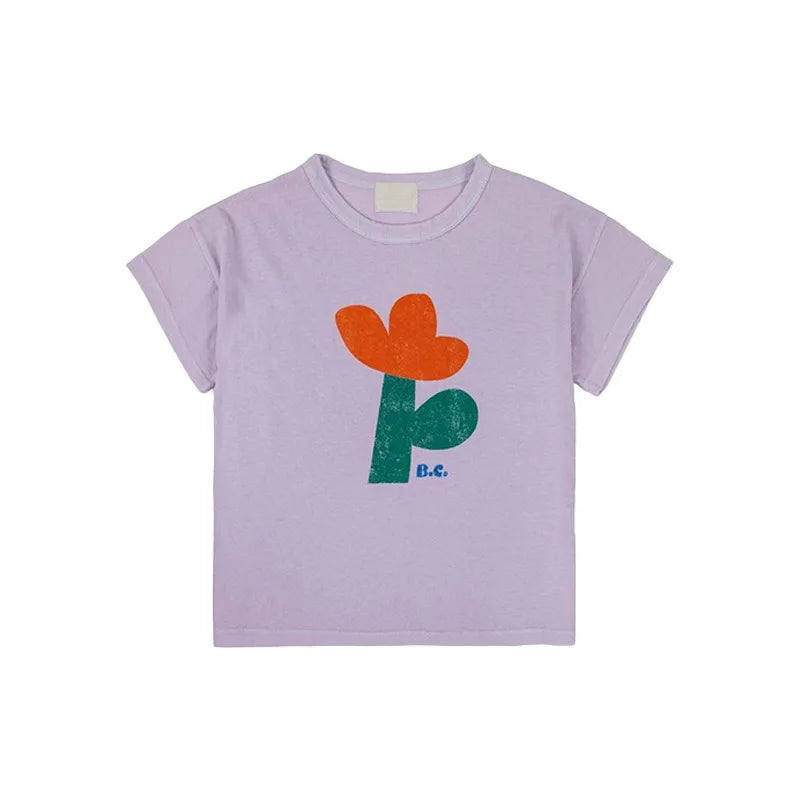 2025 Kid Clothes New Spring Sumemer Korean Baby Boys Girls Cotton Cartoon Short Sleeve T Shirts Children's Outerwear Clothings - TiniLoom