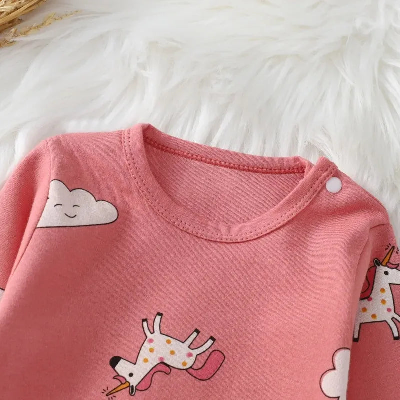 Newborn Baby Romper Autumn New 100% Cotton Girl Boy 0-18M Cute Spring Long Sleeve Soft Infant Clothes