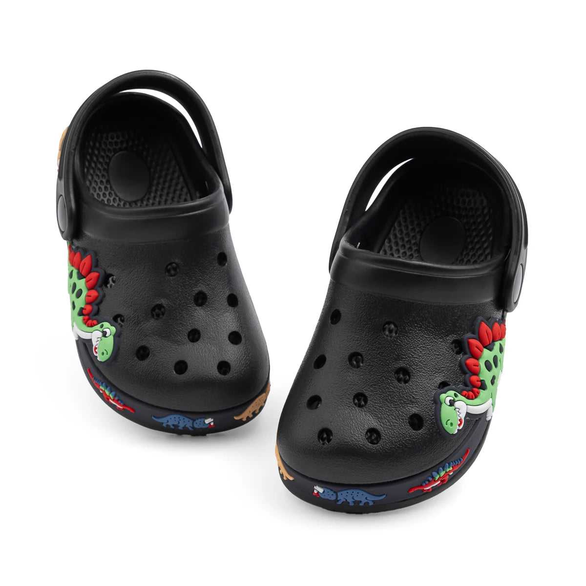 Toddler Girls Boys Flat Heel Sandals Cute Cartoons Unicorn Truck Dinosaur Hole Shoes Beach Water Sports Soft Anti-slip Sole Mule - TiniLoom