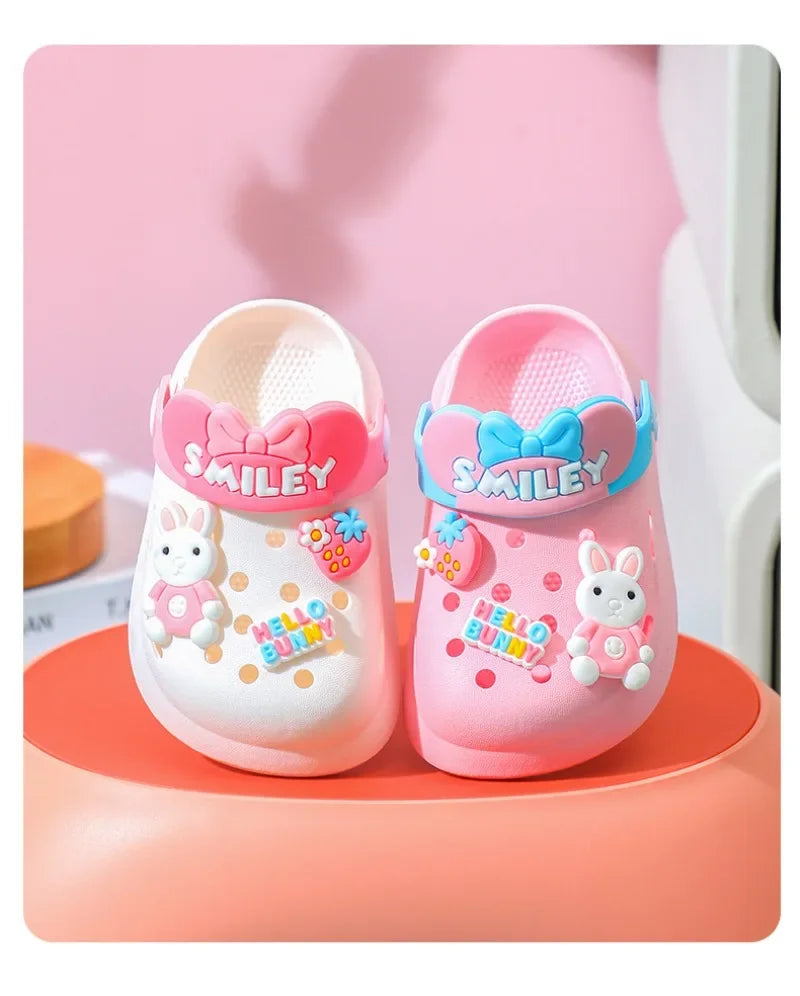 Slippers Baby Shoe Sandals Mules Breathable Boys Girls Sandals with Soft Sole for Indoor Outdoor Activities and Anti-Slip Design - TiniLoom