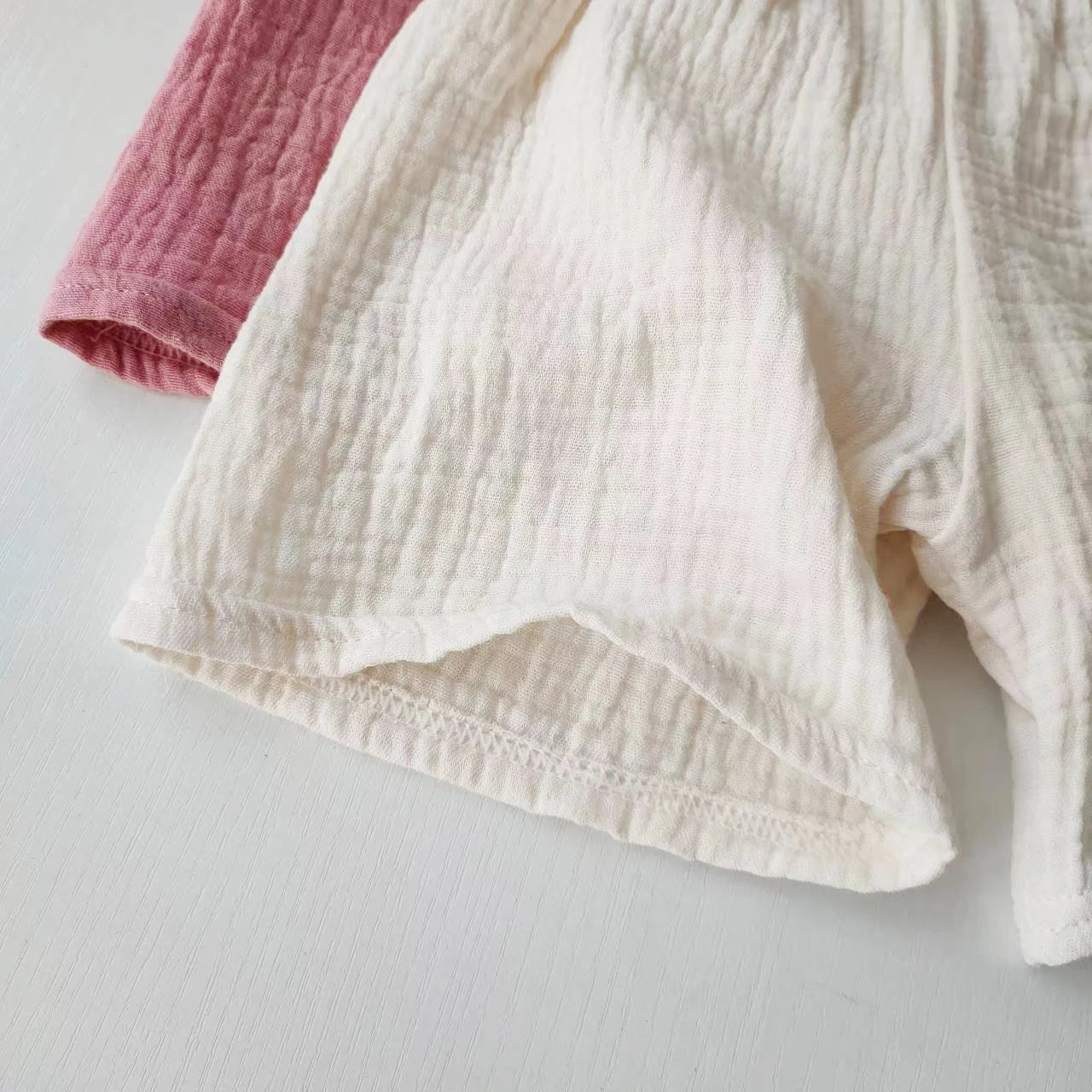 Children's Shorts Girls Boys Cotton Yarn Short Pants Summer Children's Girls Soft And Breathable Capris Baby Clothes - TiniLoom