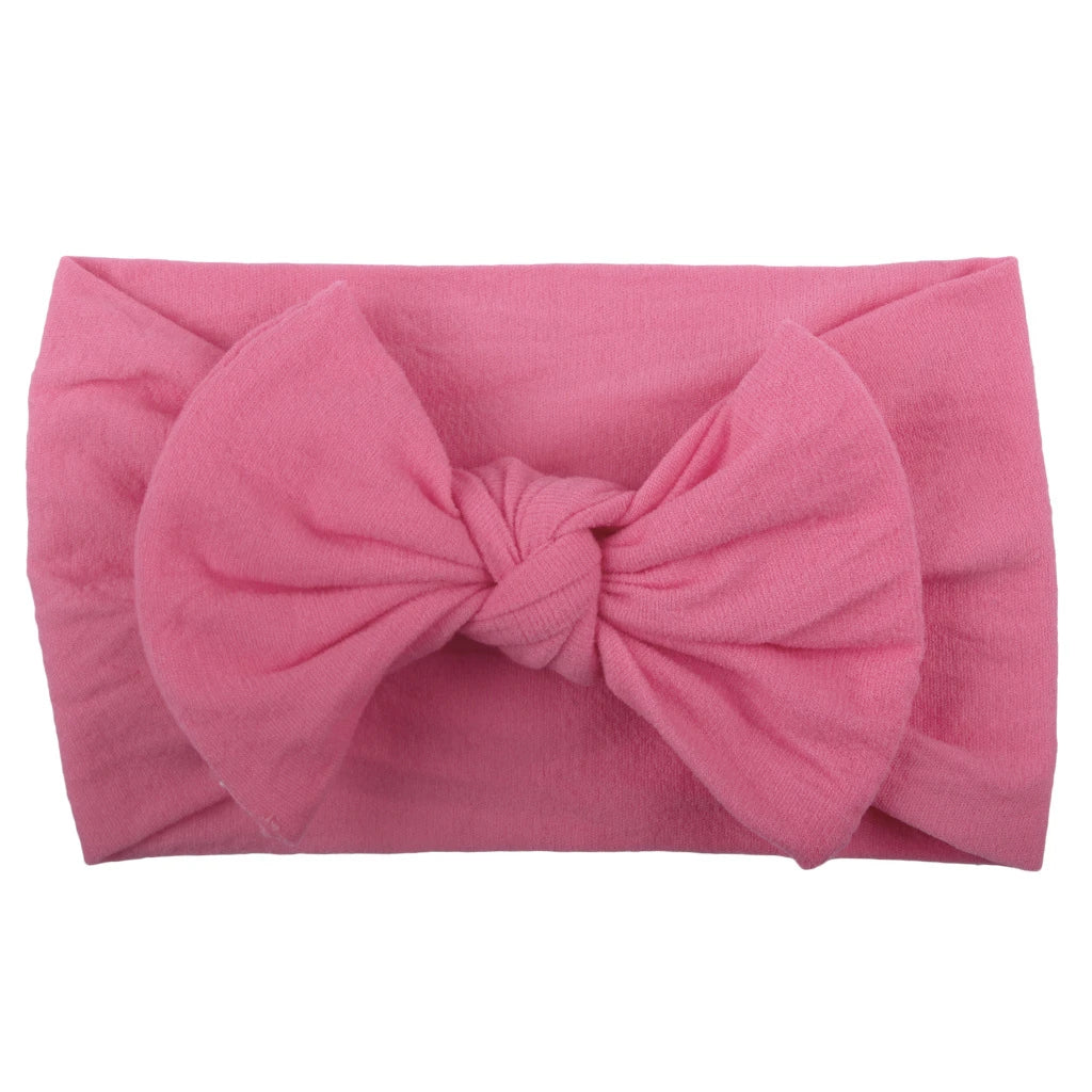 Baby Girl Headband Infant Hair Accessories Bows Newborn Headwear Rabbit Ear Elastic Gift Toddler Bandage Ribbon Soft Bowknot