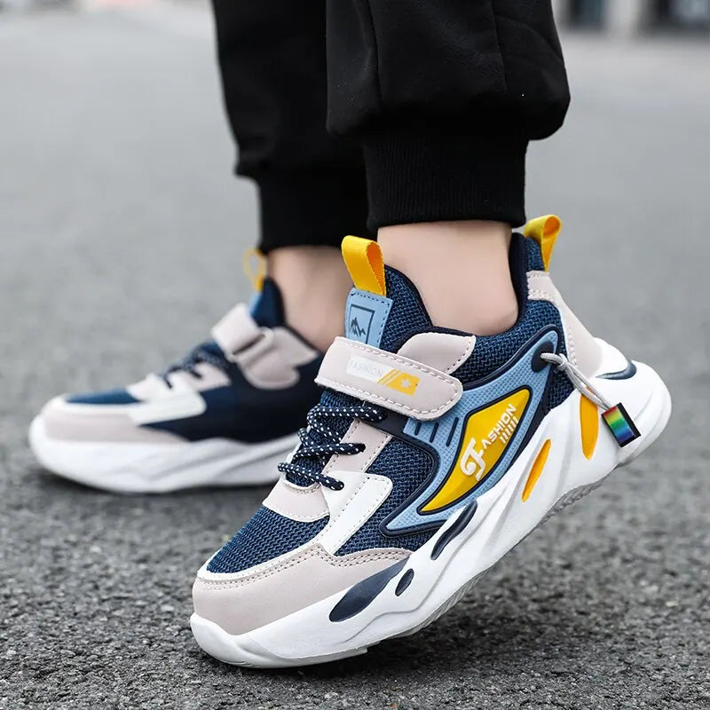 Kid Sneakers Walking Mesh Breathable Casual Shoes Sport Shoes For Boys Girl Lightweight Running Shoes - TiniLoom