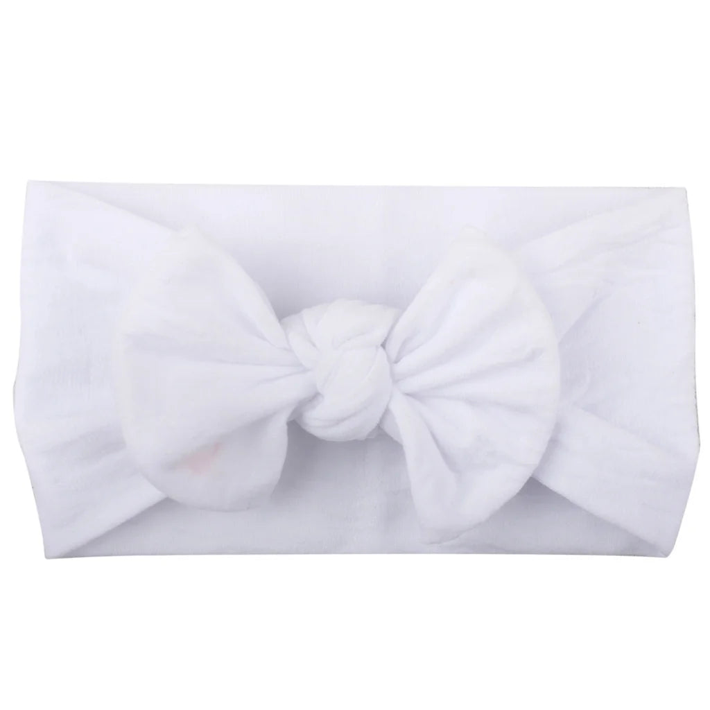 Baby Girl Headband Infant Hair Accessories Bows Newborn Headwear Rabbit Ear Elastic Gift Toddler Bandage Ribbon Soft Bowknot