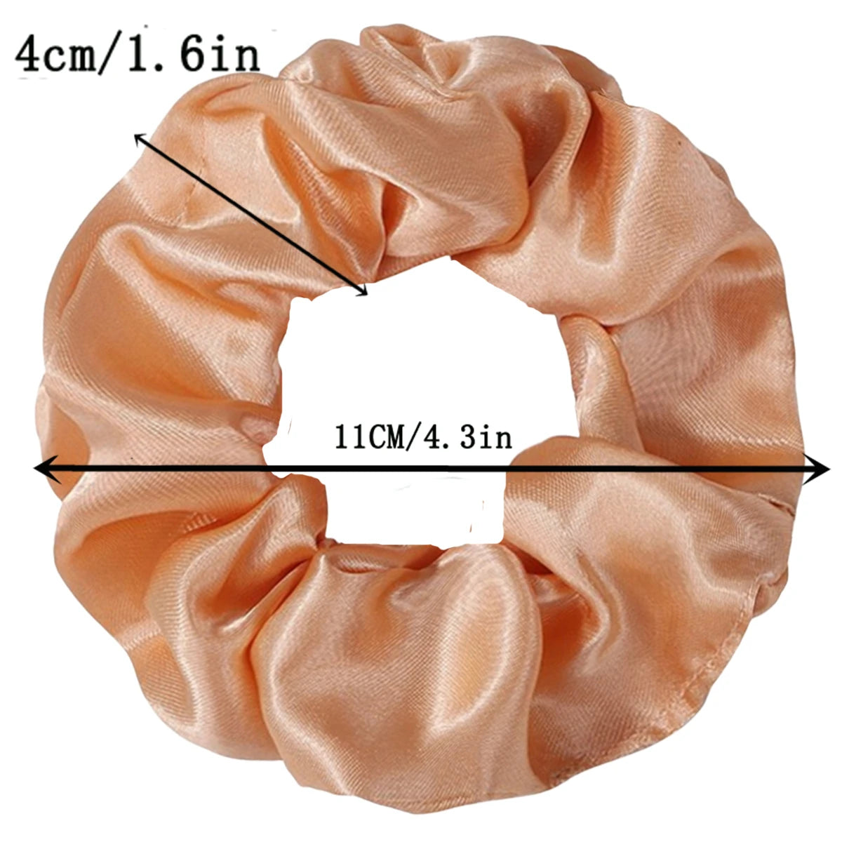 12pcs Colorful Satin Scrunchies - Comfy And Simple Hair Accessories For Women And Girls - TiniLoom