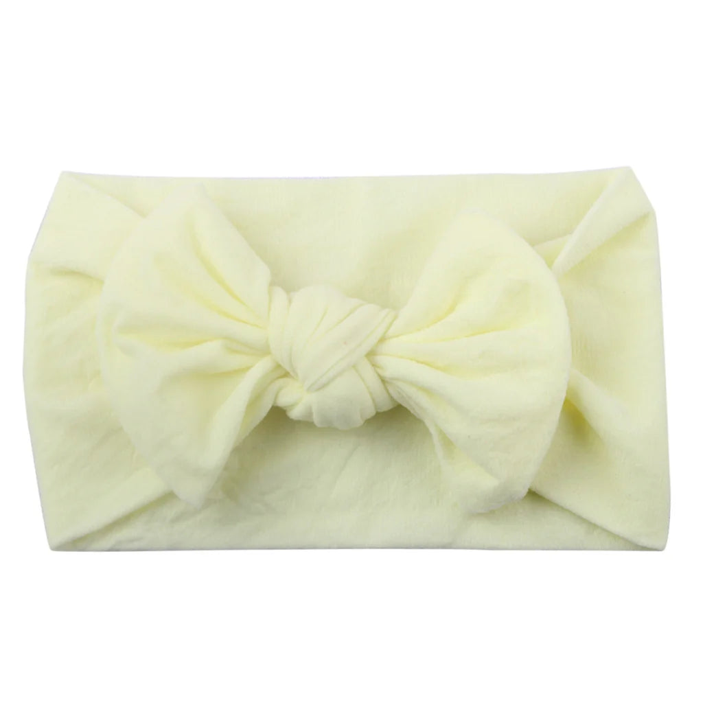Baby Girl Headband Infant Hair Accessories Bows Newborn Headwear Rabbit Ear Elastic Gift Toddler Bandage Ribbon Soft Bowknot