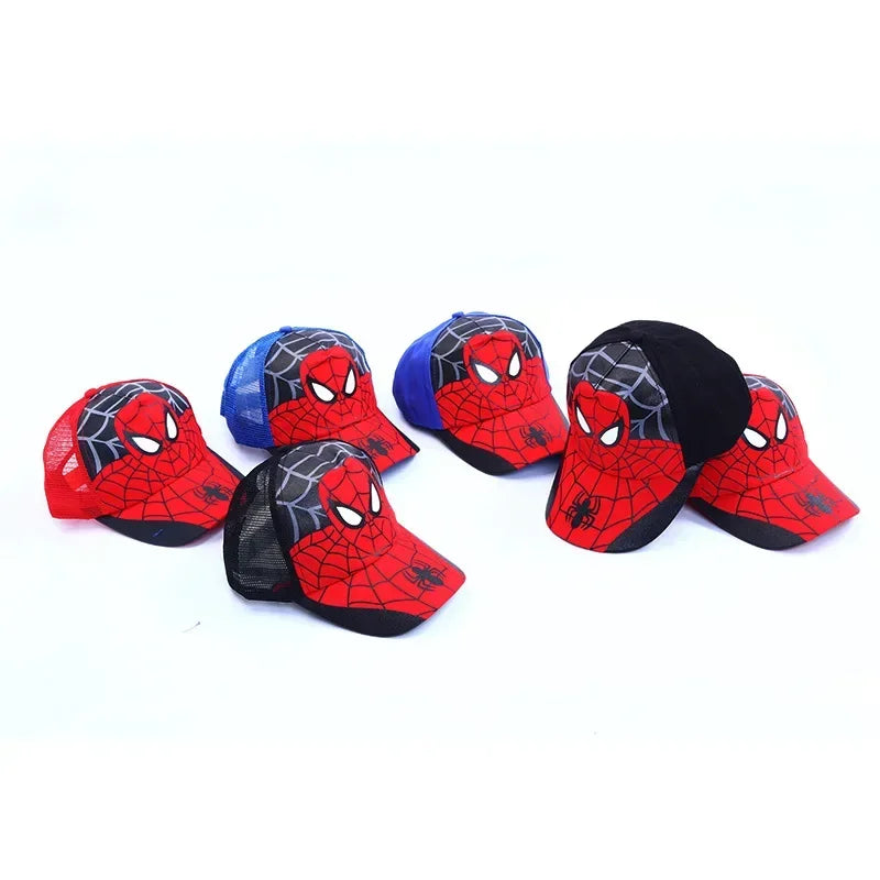 Anime Spiderman Baseball Cap For Boys Girls Autumn Baby Hats Children's Cartoon Fashion Sun Caps Kids Hop Hop Hat 2-8y - TiniLoom