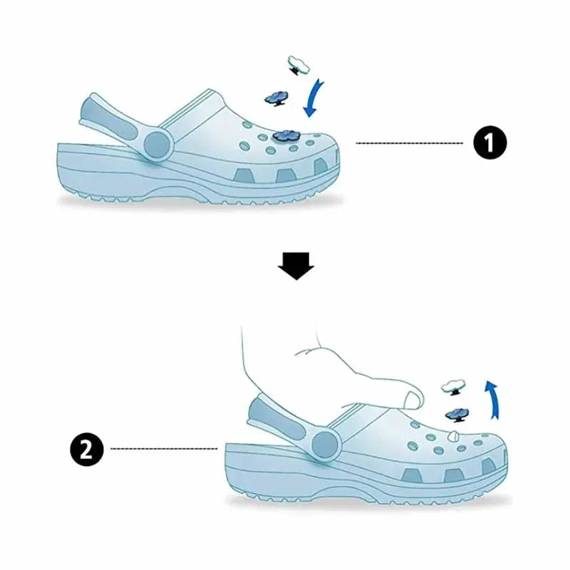 MINISO Personality Cute 3D Hairball Genie Shoe Charms Funny DIY Sandal & Clog Decorations Holiday Gift For Boys And Girls - TiniLoom