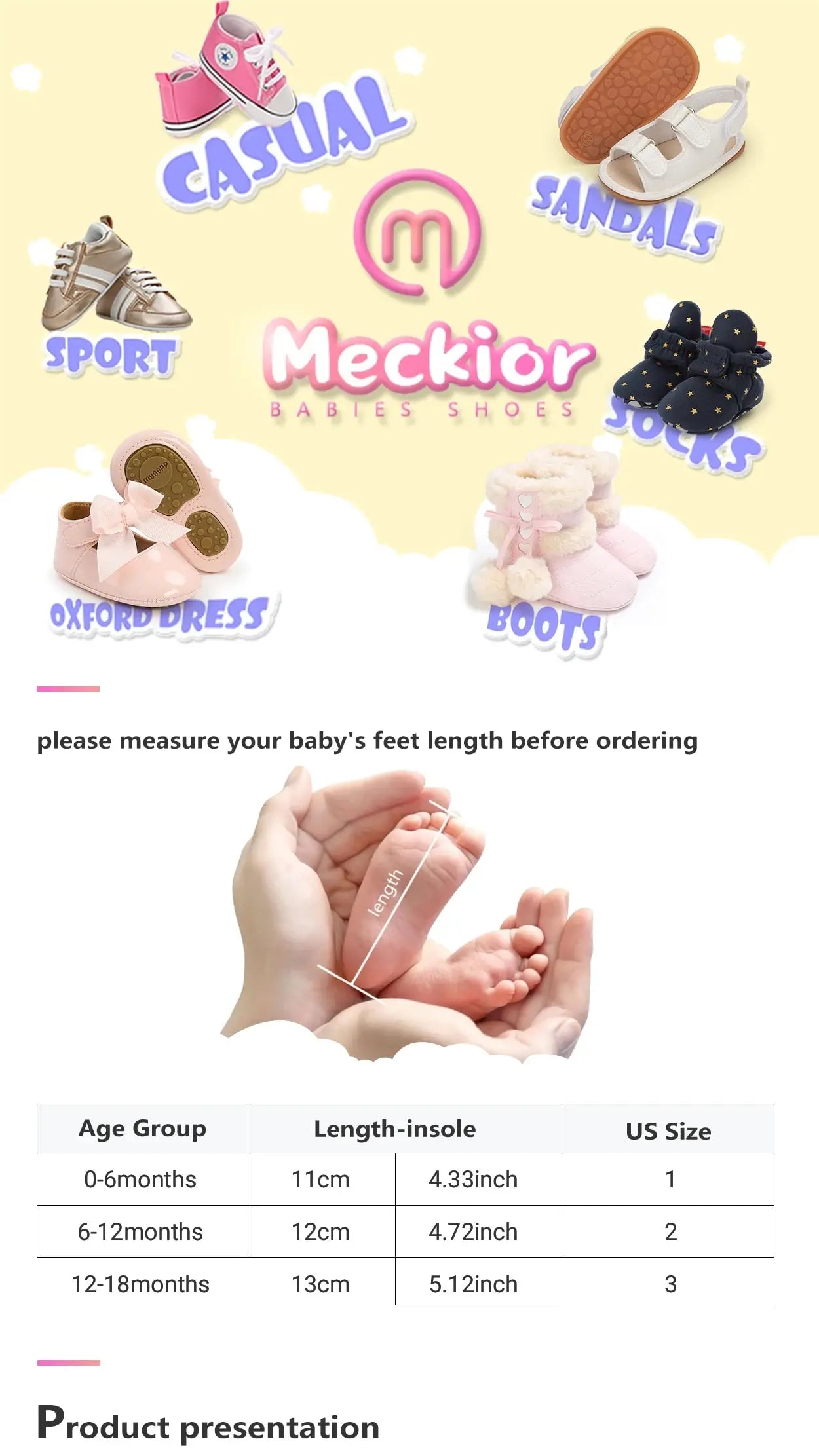 Meckior Summer Baby Shoes Baby Boy Girl Sandal Non-slip Rubber Sole Infant First Walkers Toddler Casual Baby Boy Garden Sandals - TiniLoom