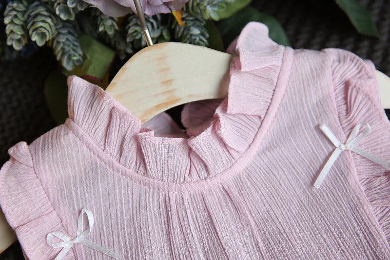 Toddler Girl Summer Clothing Set Baby Girls Printed T-shirt + Short Pants Outfit Infant Kids' Fashion Clothes 0-5 Years - TiniLoom