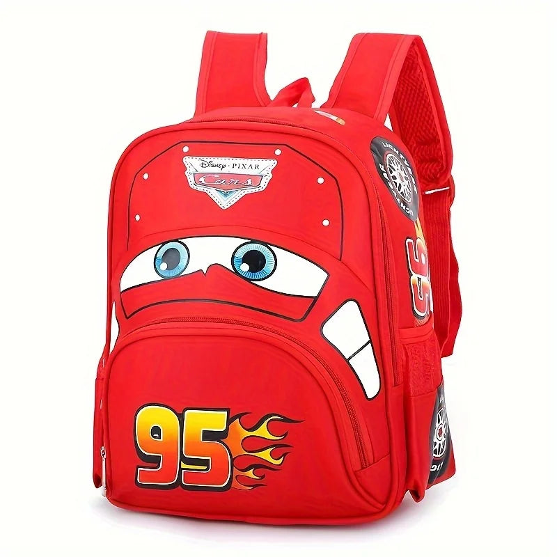 Hot kindergarten cartoon 95 car Travel bag 3D waterproof boys 2-5 years old children backpack - TiniLoom