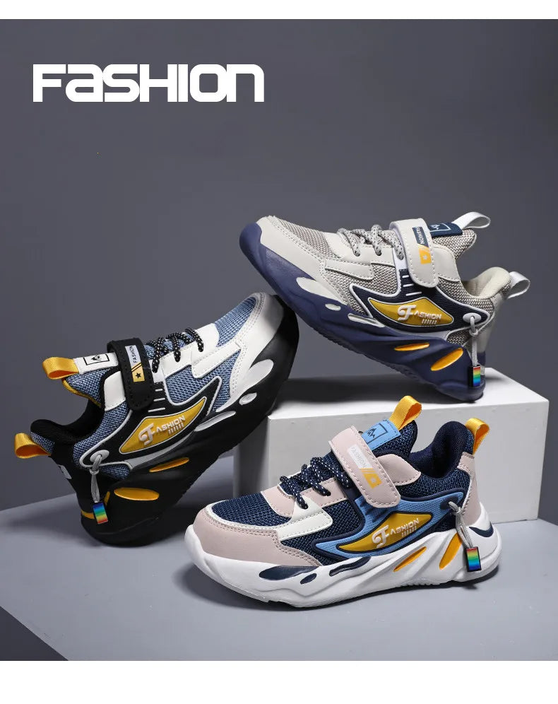 Kid Sneakers Walking Mesh Breathable Casual Shoes Sport Shoes For Boys Girl Lightweight Running Shoes - TiniLoom