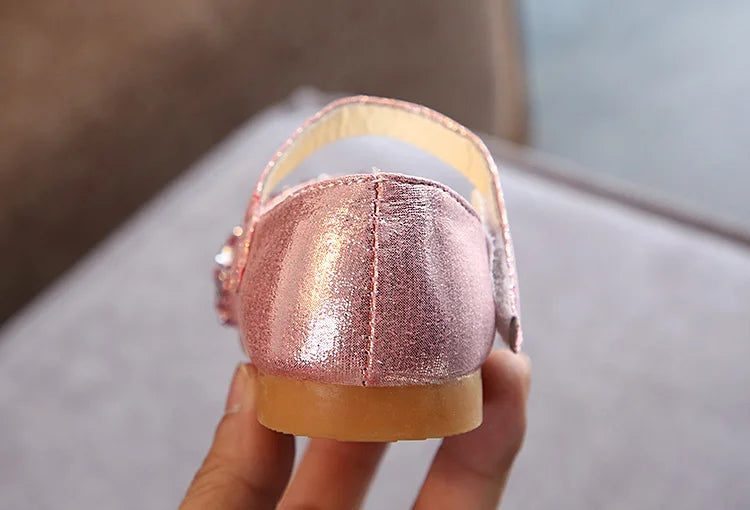 KushyShoo 2021 Spring New Children Shoes Girls Princess Shoes Glitter Children Baby Dance Shoes Casual Toddler Girl Sandals - TiniLoom