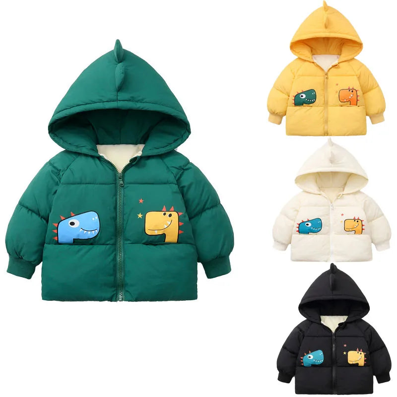 Kids Warm Pajama Sets Autumn Winter Plus Velvets Clothing Suits Boys Girls Fashion Print Pullover+Pants 2Pcs Outfits 1-14 Years - TiniLoom