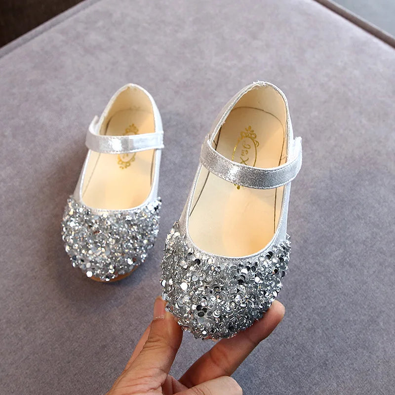 KushyShoo 2021 Spring New Children Shoes Girls Princess Shoes Glitter Children Baby Dance Shoes Casual Toddler Girl Sandals - TiniLoom