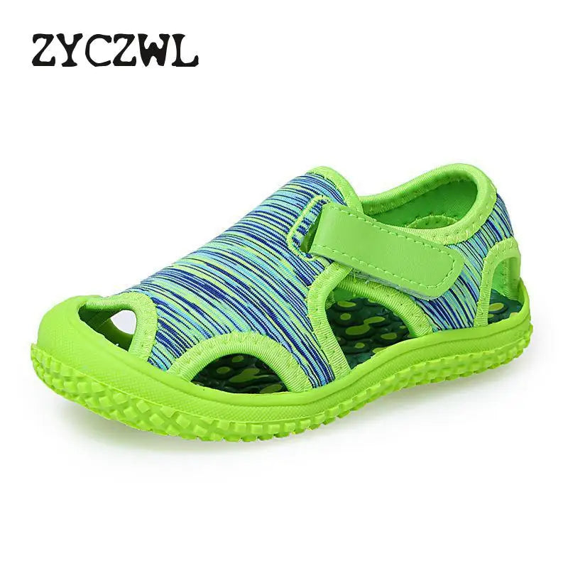 Summer Baby Boys Sandals Children Beach Sandals Soft Bottom Unisex Girls Non-slip Infant Shoes Kids Outdoor Anti-collision Shoes - TiniLoom
