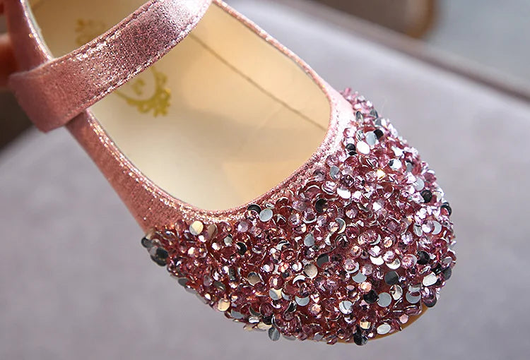 KushyShoo 2021 Spring New Children Shoes Girls Princess Shoes Glitter Children Baby Dance Shoes Casual Toddler Girl Sandals - TiniLoom