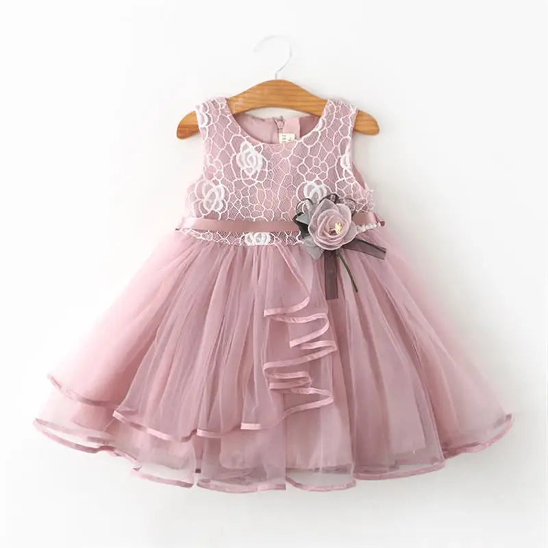 Baby Girls Dress Casual Costume Kids Dresses For Girls Flower Baby Dress Girl Party Little Princess Tutu Summer Dress Vestidos - TiniLoom