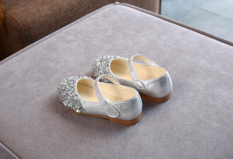 KushyShoo 2021 Spring New Children Shoes Girls Princess Shoes Glitter Children Baby Dance Shoes Casual Toddler Girl Sandals - TiniLoom