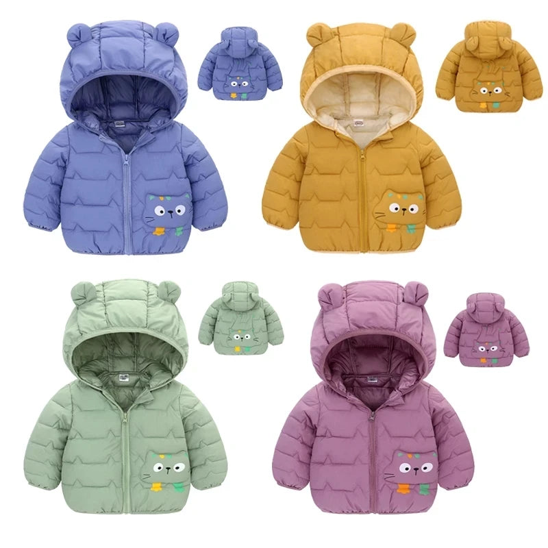 Kids Warm Pajama Sets Autumn Winter Plus Velvets Clothing Suits Boys Girls Fashion Print Pullover+Pants 2Pcs Outfits 1-14 Years - TiniLoom