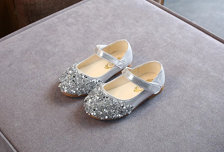KushyShoo 2021 Spring New Children Shoes Girls Princess Shoes Glitter Children Baby Dance Shoes Casual Toddler Girl Sandals - TiniLoom