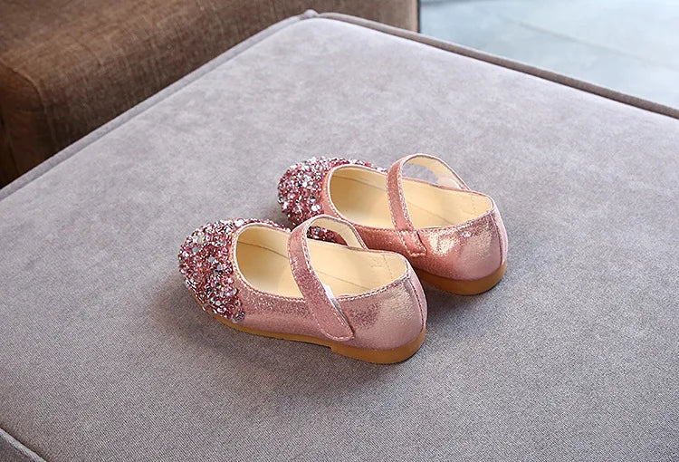 KushyShoo 2021 Spring New Children Shoes Girls Princess Shoes Glitter Children Baby Dance Shoes Casual Toddler Girl Sandals - TiniLoom